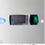  Ψυγείο ψαριών - 600L - 7 δοχεία (60 x 40 cm) - με ρόδες - aνοξείδωτο ατσάλι